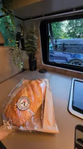 Fresh Bread on Campervan counter