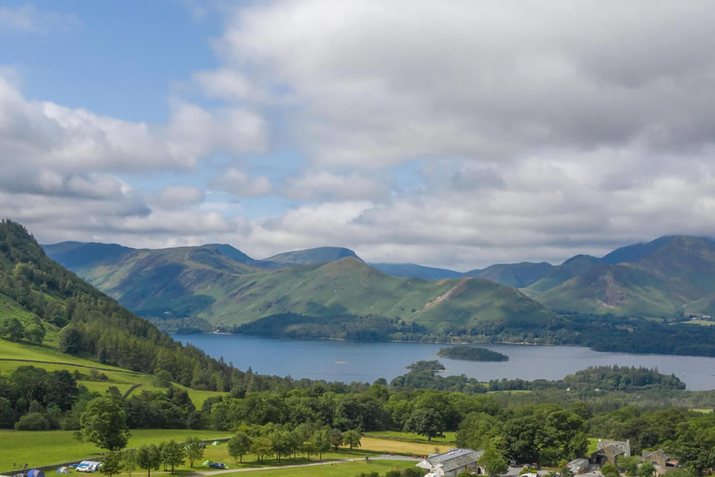 Scenic view of Keswick